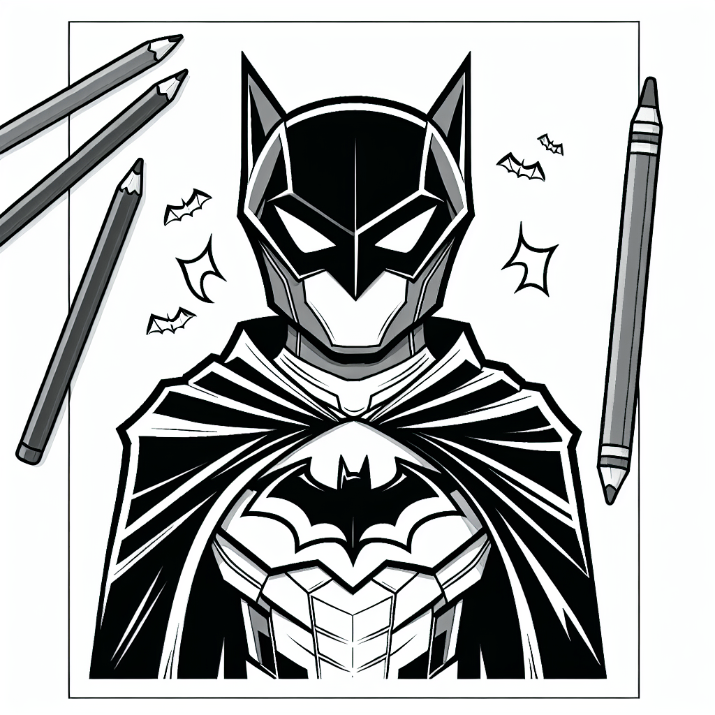 Batman Pictures To Color
