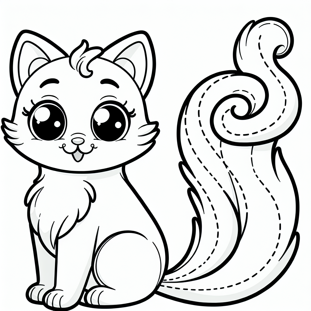 Cat Coloring Pages – Custom Paint By Numbers
