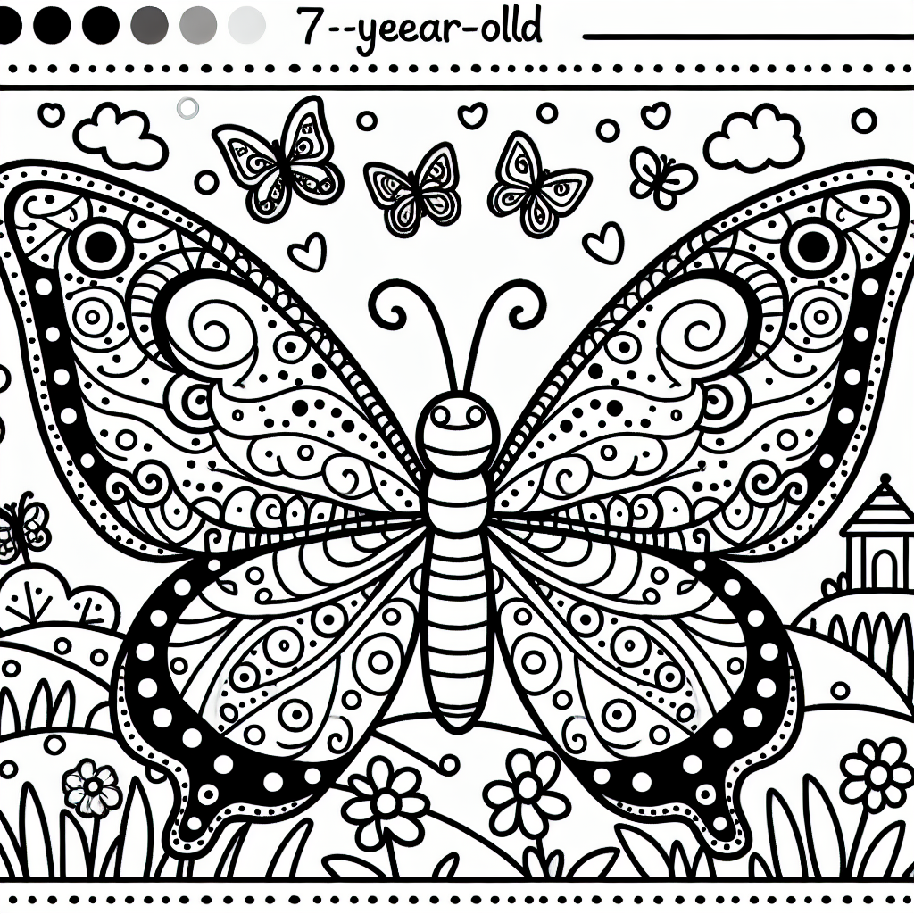 Butterfly Coloring Pages – Custom Paint By Numbers