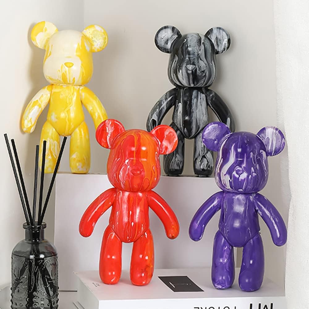 Fluid Bear DIY Kit with Paint Set - Custom Paint By Numbers