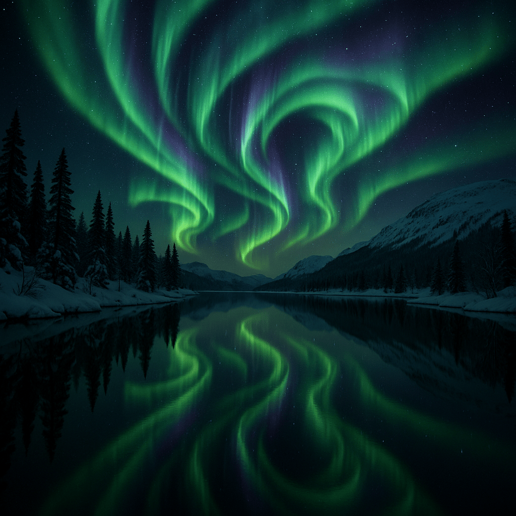 Paint By Numbers | Northern Lights Aurora Borealis - Custom Paint By Numbers
