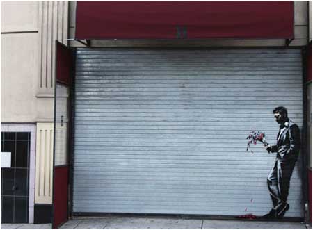 Banksy Waiting in Vain Graffiti - New York, USA - Custom Paint By Numbers