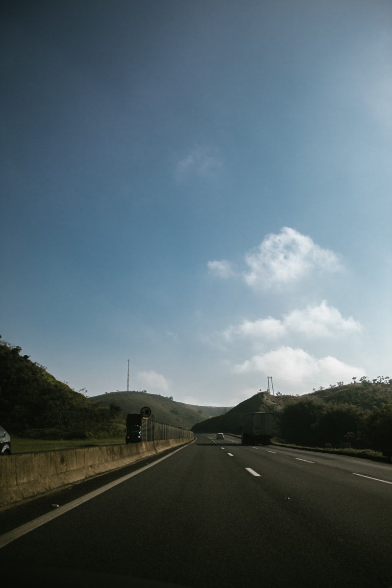 Paint By Numbers | Asphalt Road Under Blue Sky - Custom Paint By Numbers