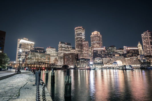 Paint By Numbers | Boston - Architectural Photography Of City - Custom Paint By Numbers