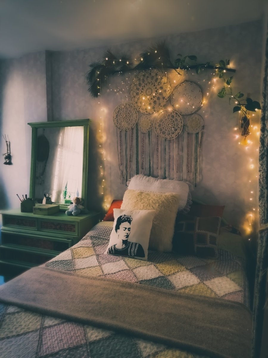 Paint By Numbers | Brown Throw Pillows On Bed - Custom Paint By Numbers