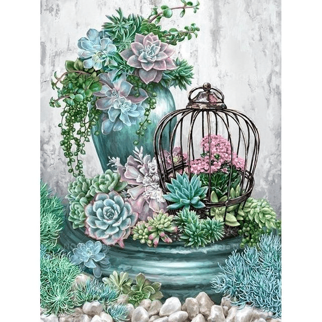 paint by numbers succulent Paint By Numbers