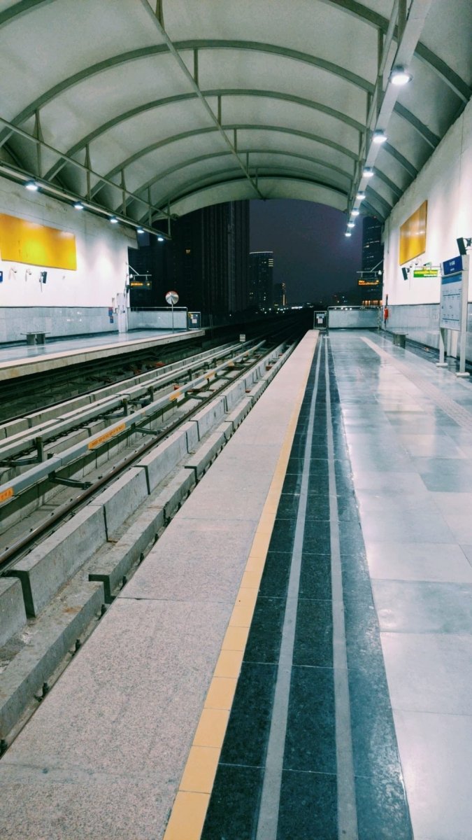 Paint By Numbers | White And Gray Train Station - Custom Paint By Numbers