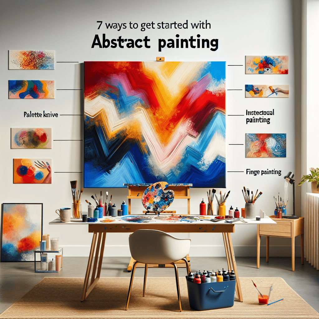 7 Ways To Get Started With Abstract Painting The Basics Custom 7 Ways To Get Started With Abstract Painting The Basics Custom