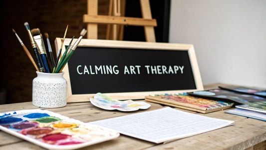 8 Calming Art Therapy Exercises for Anxiety to Try in 2025 - Custom Paint By Numbers
