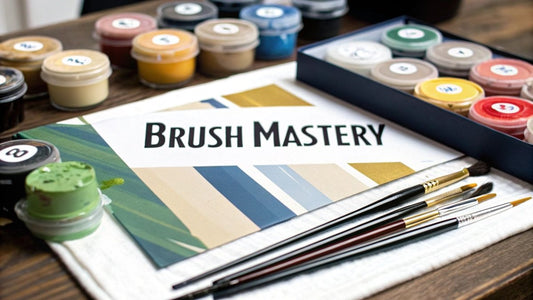 A Guide to Paint By Numbers Brushes - Custom Paint By Numbers