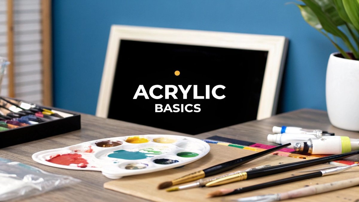 Acrylic Painting Techniques for Beginners | Paint By Numbers – Custom ...