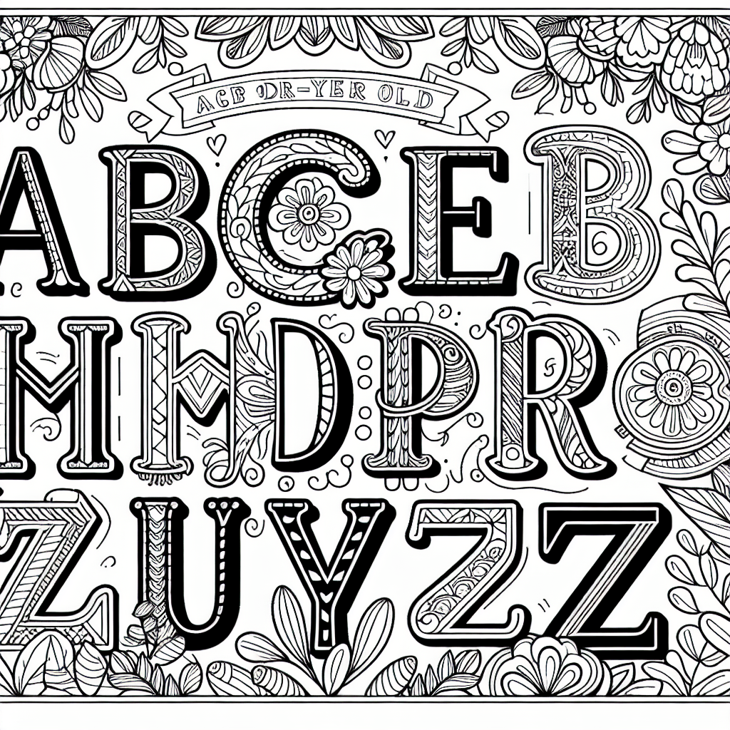 Color By Alphabet Coloring Pages – Themeroute