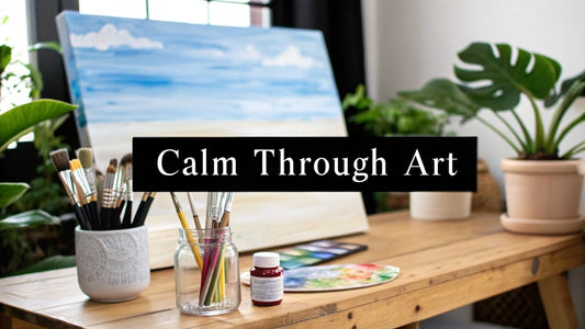 Art Therapy for Stress Management A Practical Guide to Calm - Custom Paint By Numbers
