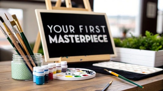 Beginner Paint by Number Your First Masterpiece - Custom Paint By Numbers