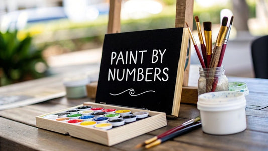 Beginner paint by numbers: Quick, fun steps to stunning art - Custom Paint By Numbers