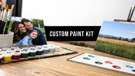 Create Your Own Paint by Number Canvas From a Photo - Custom Paint By Numbers