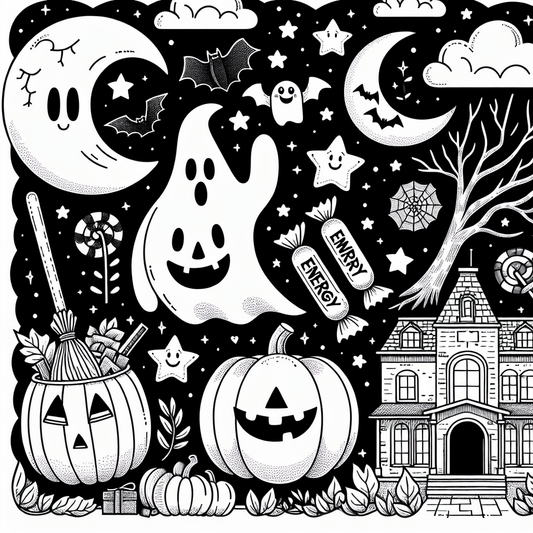 Free Halloween Coloring Pages - Custom Paint By Numbers