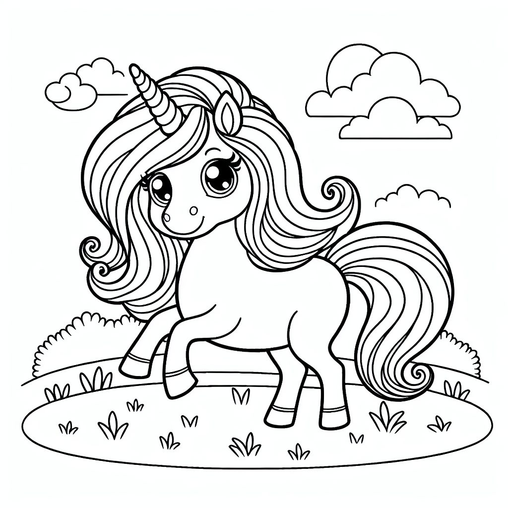Free Unicorn Coloring Pages – Custom Paint By Numbers