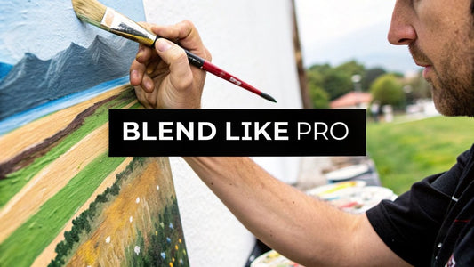 How to Blend Acrylic Paint on Canvas Like a Pro - Custom Paint By Numbers