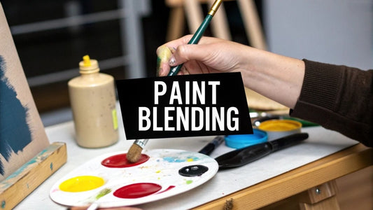 How to Blend Paint Colors for Beginners - Custom Paint By Numbers