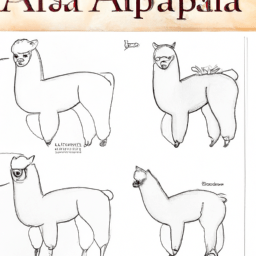 How To Draw A Alpaca - A Step By Step Drawing Guide - Custom Paint By Numbers