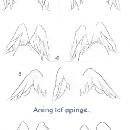 How To Draw A Angel-Wings - A Step By Step Drawing Guide - Custom Paint By Numbers