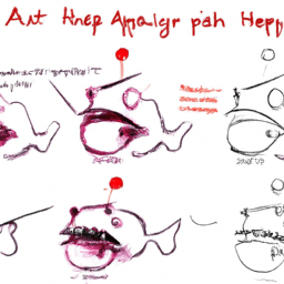 How To Draw A Angler-Fish - A Step By Step Drawing Guide - Custom Paint By Numbers