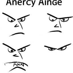 How To Draw A Angry-Face - A Step By Step Drawing Guide - Custom Paint By Numbers