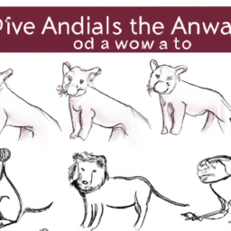 How To Draw A Animals - A Step By Step Drawing Guide - Custom Paint By Numbers