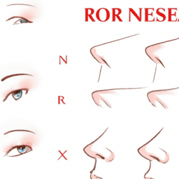 How To Draw A Anime-Nose - A Step By Step Drawing Guide - Custom Paint By Numbers