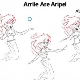 How To Draw A Ariel - A Step By Step Drawing Guide - Custom Paint By Numbers