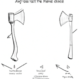 How To Draw A Axe - A Step By Step Drawing Guide - Custom Paint By Numbers