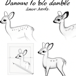 How To Draw A Bambi - A Step By Step Drawing Guide - Custom Paint By Numbers