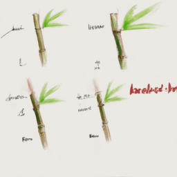 How To Draw A Bamboo - A Step By Step Drawing Guide - Custom Paint By Numbers