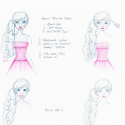 How To Draw A Barbie - A Step By Step Drawing Guide - Custom Paint By Numbers