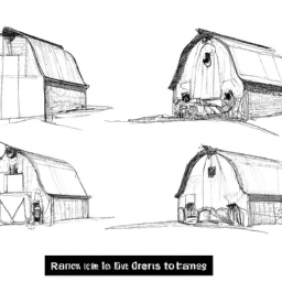 How To Draw A Barn - A Step By Step Drawing Guide - Custom Paint By Numbers