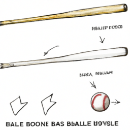 How To Draw A Baseball-Bat - A Step By Step Drawing Guide - Custom Paint By Numbers