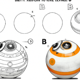 How To Draw A Bb8 - A Step By Step Drawing Guide – Custom Paint By Numbers