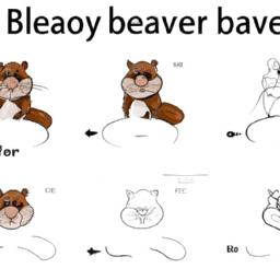 How To Draw A Beaver - A Step By Step Drawing Guide - Custom Paint By Numbers