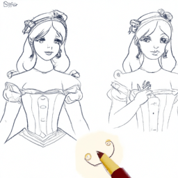 How To Draw A Belle - A Step By Step Drawing Guide - Custom Paint By Numbers