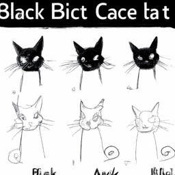 How To Draw A Black-Cat - A Step By Step Drawing Guide - Custom Paint By Numbers