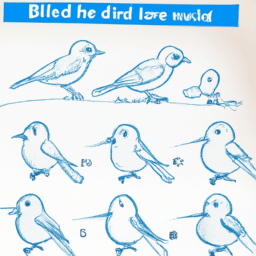 How To Draw A Bluebird - A Step By Step Drawing Guide - Custom Paint By Numbers