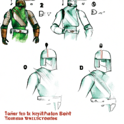 How To Draw A Boba-Fett - A Step By Step Drawing Guide - Custom Paint By Numbers