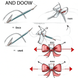 How To Draw A Bow - A Step By Step Drawing Guide - Custom Paint By Numbers