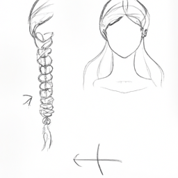 How To Draw A Braid - A Step By Step Drawing Guide - Custom Paint By Numbers