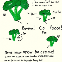 How To Draw A Broccoli - A Step By Step Drawing Guide - Custom Paint By Numbers