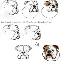 How To Draw A Bulldog - A Step By Step Drawing Guide - Custom Paint By Numbers