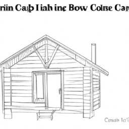 How To Draw A Cabin - A Step By Step Drawing Guide - Custom Paint By Numbers