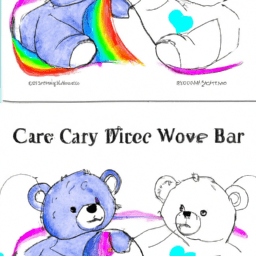 How To Draw A Care-Bear - A Step By Step Drawing Guide - Custom Paint By Numbers