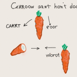 How To Draw A Carrot - A Step By Step Drawing Guide - Custom Paint By Numbers